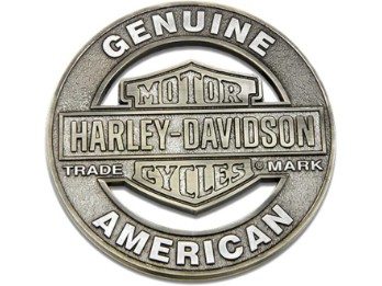 Harley-Davidson Trademark Cutout B&S Heavy-Duty Metal Magnet 139620  682608008543