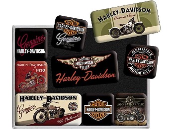 Harley-Davidson Magnet Set 