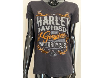 Harley-Davidson T-Shirt Genuine Label Schwarz