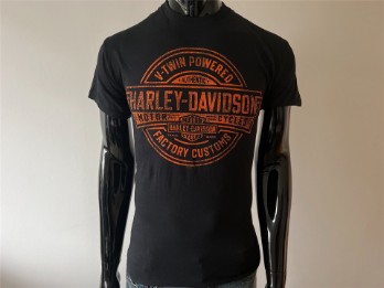 T-Shirt, Transmission, Harley-Davidson, Schwarz