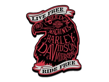 Harley-Davidson PIN, 1,5" HD SHADOW EAGLE STOCK PIN 682608015572