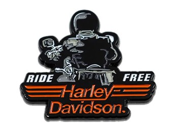 Harley-Davidson PIN, 1,25" HF BRENNGUMMIPIN 682608015718
