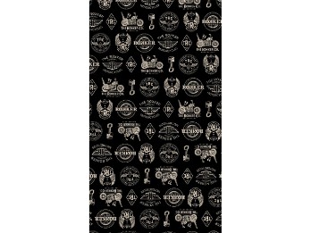 Rokker Tube Logos Black  One Size8172701