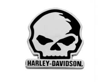 Harley-Davidson Pin Anstecknadel Groß Willie G. Skull Silber 185195  682608013097