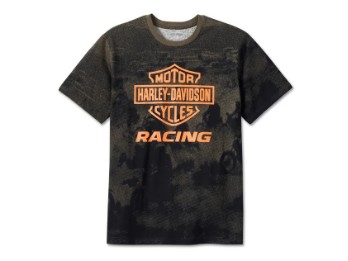 Harley-Davidson Racing Tie Dye T-Shirt Grau
