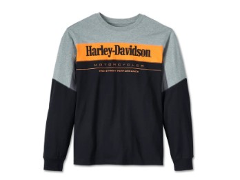Harley-Davidson Pro Racing Jersey Colorblock Design Grau