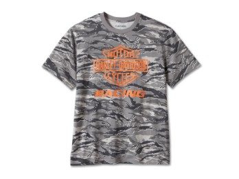 Harley-Davidson Racing Camo T-Shirt Grau 