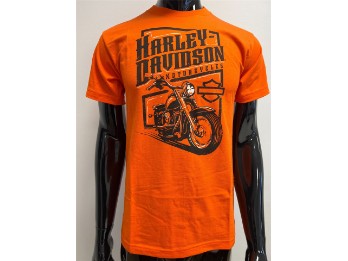Harley-Davidson T-Shirt Vertical Drive Orange