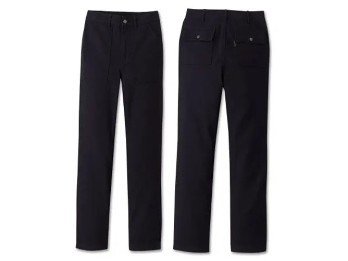 Harley-Davidson Damen Twill-Hose Wanderer schwarz 96100-24VE  32/32