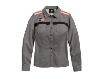 Hemd, Screamin' Eagle, Harley-Davidson, Grau