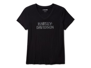 Harley-Davidson Willie G Skull Bling V-Neck 96333-26VW 