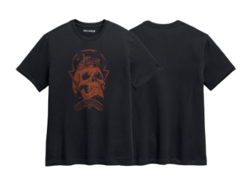 T-Shirt, Skull Space, Harley-Davidson, Schwarz