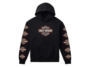 Harley-Davidson Hoodie State of Mind Fleece schwarz Kaputzenpullover 96383-26VM