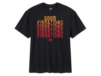 Harley-Davidson T-Shirt Good Vibrations schwarz 96394-26VM