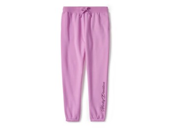 Bling Fleece-Jogginghose - Orchid /  96410-25VW