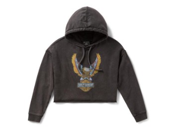 HOODIE-KNIT,CROPPED