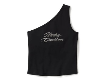 Damen Essential Bling One-Shoulder-Top / 96538-25VW