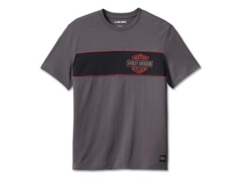 Harley-Davidson Club Crew T Shirt Grau