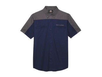 T-Shirt, #1 Mechanic Shirt, Harley-Davidson, Blau