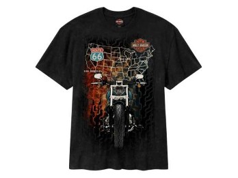Harley-Davidson T-Shirt Route 66 Anniversary schwarz 96807-26VM
