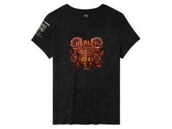 Harley-Davidson Damen T-Shirt Route 66 Legendary schwarz 96809-26VW