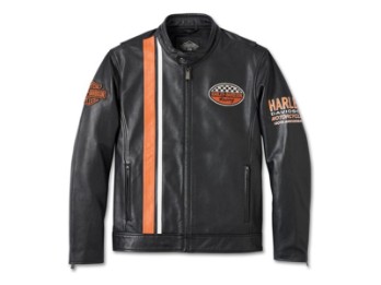 Harley-Davidson Jacke 120th Anniversary Leder Schwarz