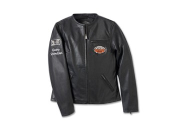 Harley-Davidson Damen Jacke 120th Anniversary Leder Schwarz