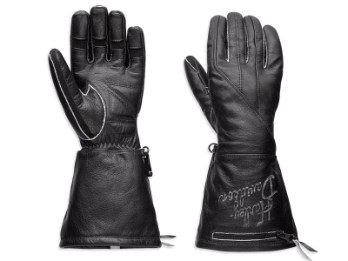 Handschuhe, Gauntlet, Harley-Davidson, Schwarz