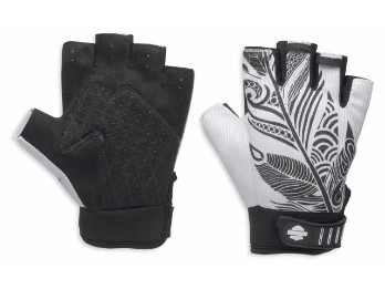 Handschuhe, Mesh, Harley-Davidson, Weiß