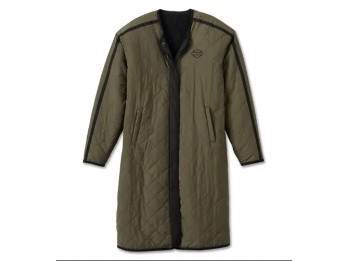 Harley-Davidson Damen Sherpa Mantel Reversible gesteppt