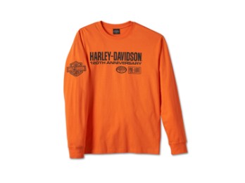 Harley-Davidson Longsleeve 120th Anniversary Orange