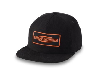 Harley-Davidson Baseball Cap Stacked Bar & Shield 5-Panel schwarz / 97613-25VM
