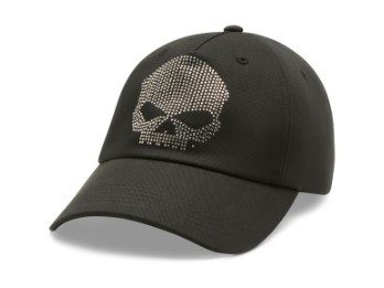 Harley-Davidson Women's Willie G Bling Skull Ballcap - Harley Black 97615-26VW