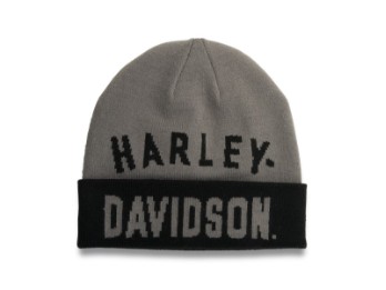 Mütze, Cuffed, Harley-Davidson, Grau