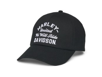 Cap, Metropolitan Baseball, Harley-Davidson, Schwarz