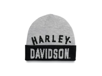 Harley-Davidson Mütze Staple Beanie Grau