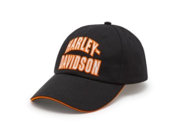 Harley-Davidson Damen Ponytail Cap Essential Arched Font schwarz / 97708-25VW