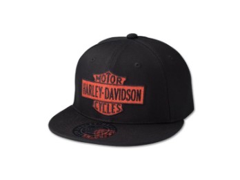 Harley-Davidson Cap Bar & Shield Snapback Schwarz
