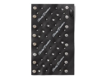 Hairpin Studded Leather Ponytail Wrap / 97740-25VW