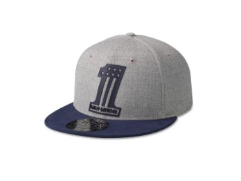 Harley-Davidson #1 Logo Adjustable Cap Grau