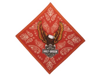Harley-Davidson Classic Eagle Bandana Vintage Orange