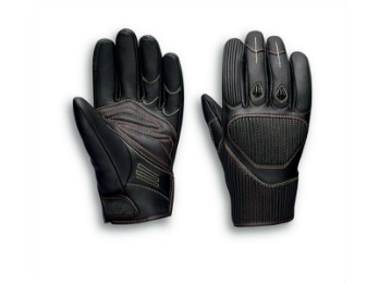 Handschuhe, Leder, Watt, Harley-Davidson, Schwarz