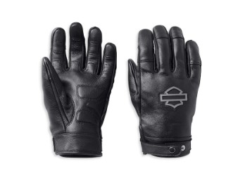Handschuhe, Metropolitan Leather, Harley-Davidson, Schwarz