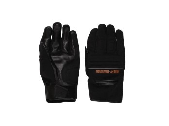 Handschuhe, Quest Mixed Media, Harley-Davidson, Schwarz