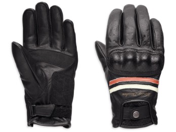 Harley-Davidson Handschuhe ♀ Kalypso CE Schwarz/Weiß/Rot