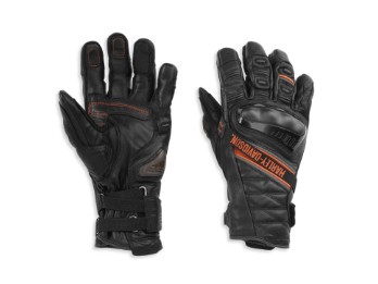 Handschuhe, Passage Adventure Gauntlet, Harley-Davidson, Schwarz