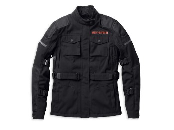 Harley-Davidson Damen Quest Triple Vent System Jacket Schwarz 98184-22EW