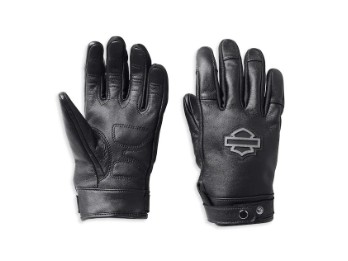 Gloves, Metropolitan Leather, Harley-Davidson, Schwarz