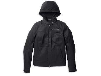 Harley-Davidson Damen Jacke Metropolitan Mandarin Collar 3-in-1 Schwarz 98200-22EW