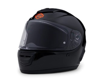 Helm, Integral, Boom!™ Audio N02, Harley-Davidson, Schwarzglänzend